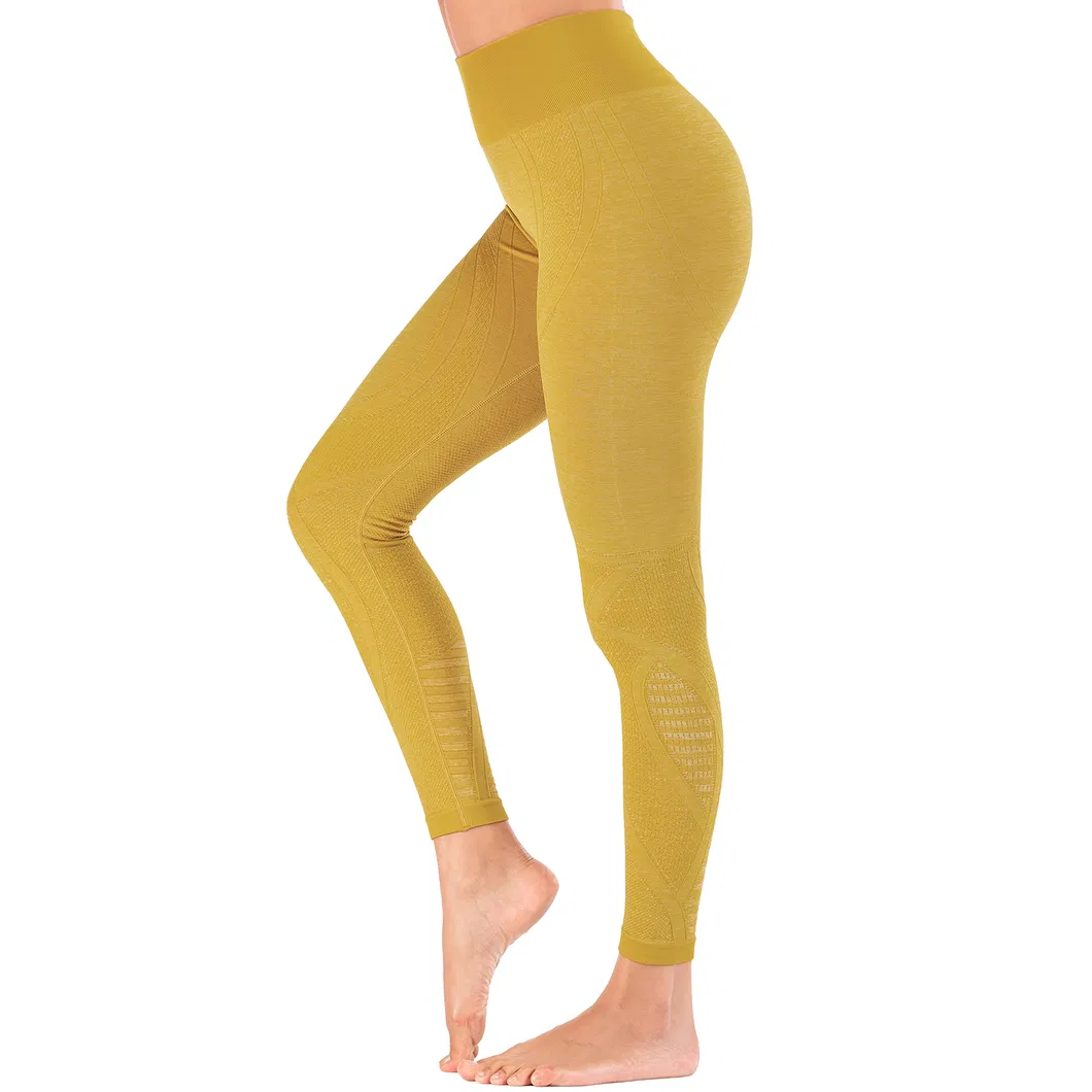Mujeres No Transparentes Pantalones de Yoga de Talla Grande con Cintura Alta y Control de Abdomen