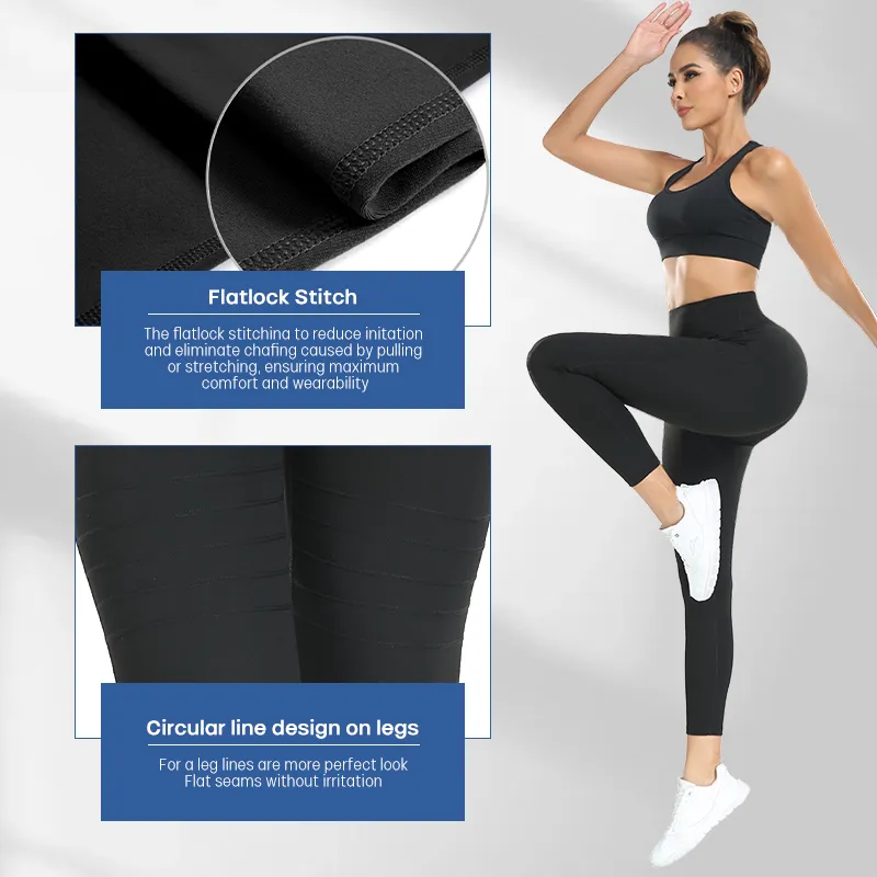 Leggings de yoga sin costuras para mujer