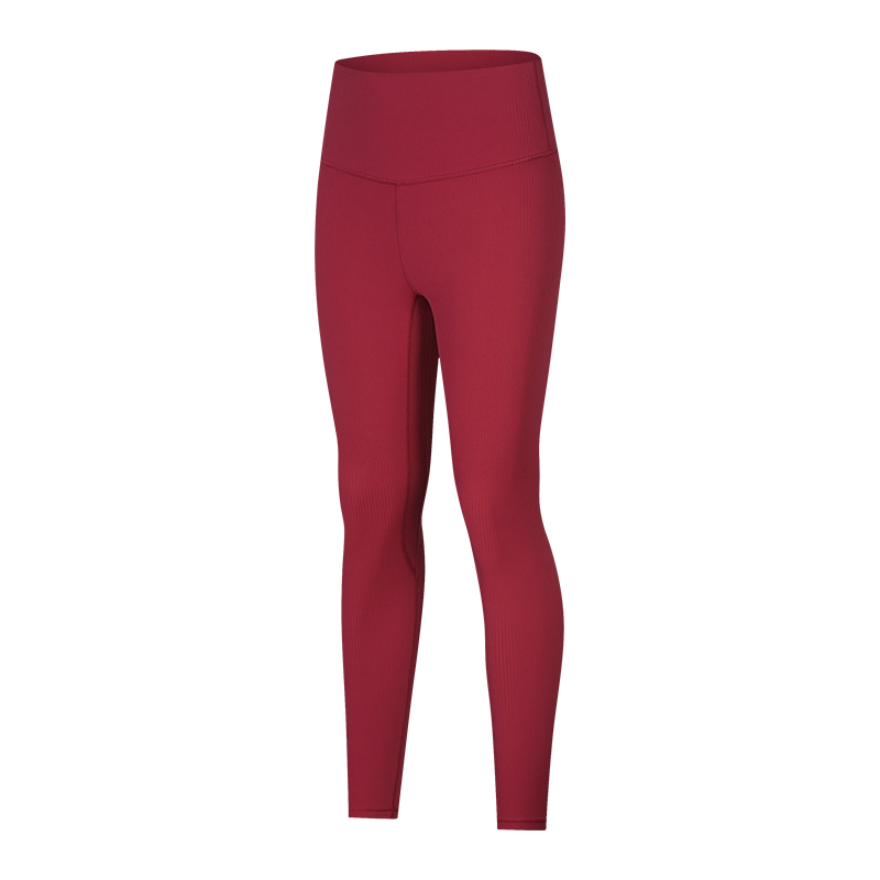 Leggings de yoga de alta calidad con sensación suave, ribeteados, cóncavos y convexos, mallas deportivas para mujeres, ideales para entrenamientos y carreras