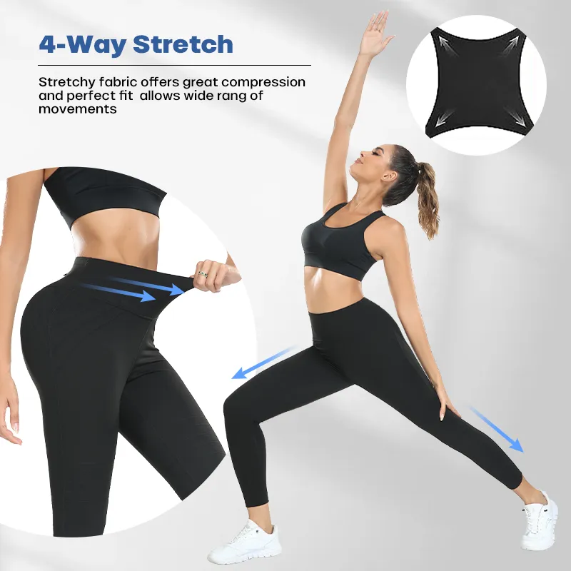 Leggings de yoga sin costuras para mujer