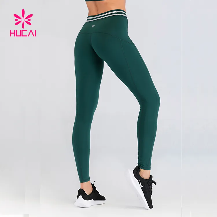 Ropa deportiva OEM Yoga para mujeres, mallas de correr de cintura alta