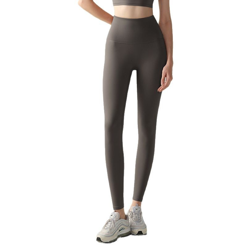 Pantalones de yoga de alta cintura para mujeres con efecto levantador de glúteos y elasticidad para fitness