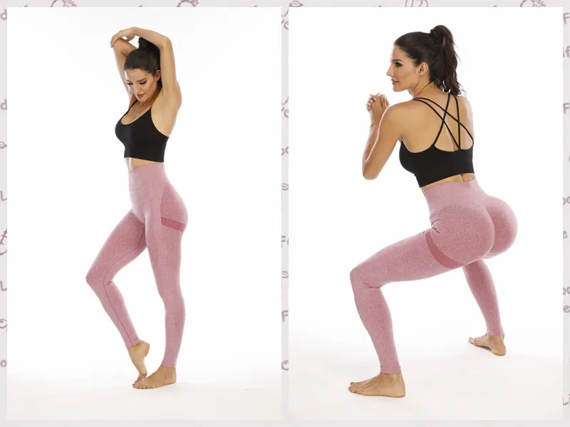 Mallas de entrenamiento de compresión para chicas, pantalones de yoga para damas, mallas ajustadas para el gimnasio, secado rápido, a prueba de sentadillas