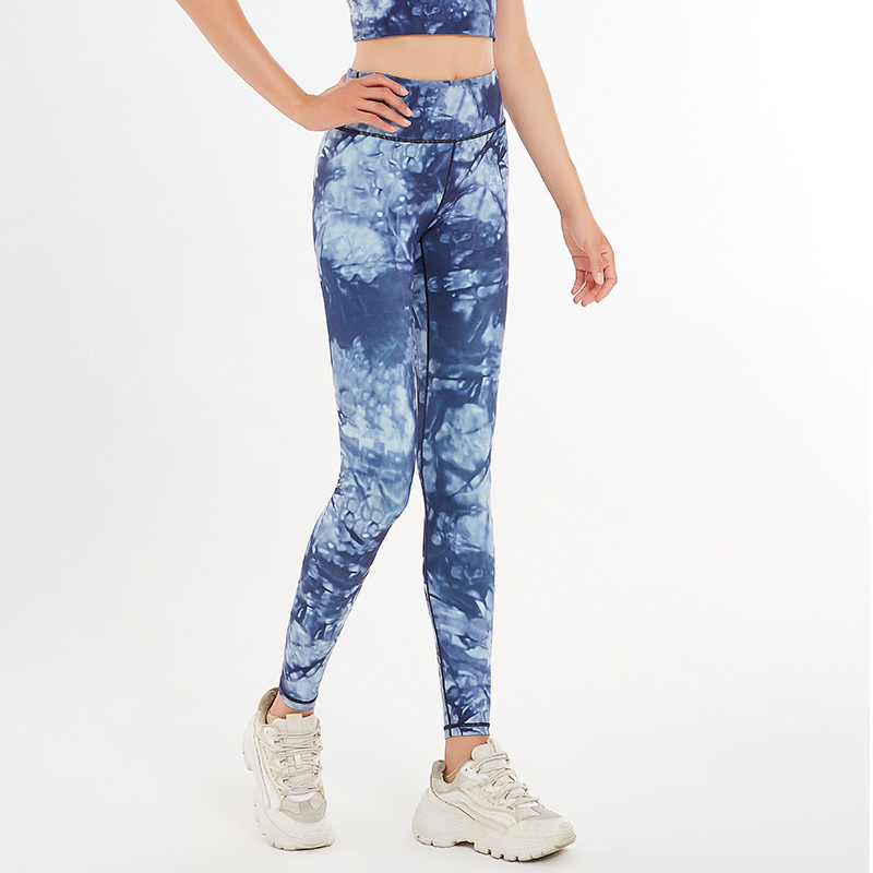 Mallas elásticas de gimnasio, pantalones deportivos, mallas de compresión con estampado