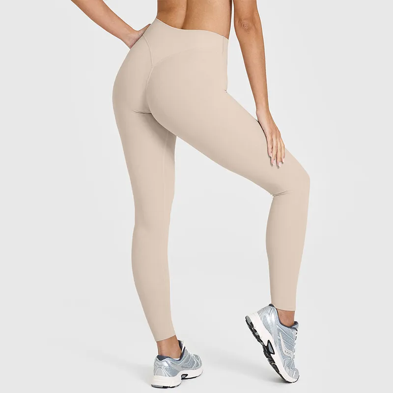 Mallas de gimnasio para mujer, ropa deportiva, pantalones de entrenamiento, pantalones para correr, levantamiento de glúteos, espalda profunda en V, pantalones de yoga de cintura alta
