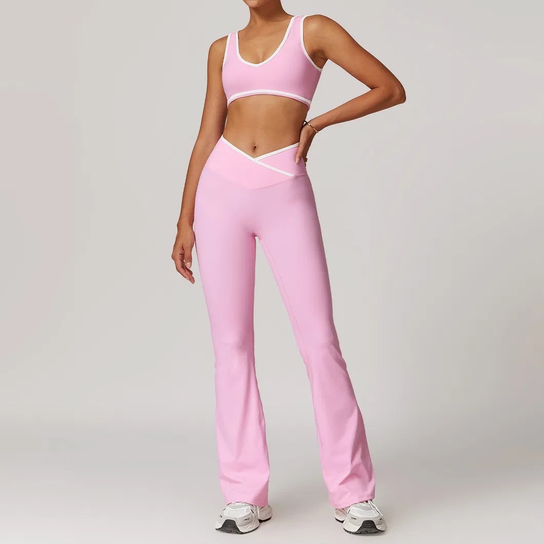 Leggings cortos de ejercicio de cintura alta con logo personalizado para deportes y yoga de mujer