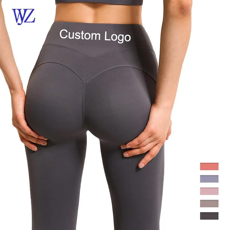 Mallas deportivas de compresión de cintura alta transpirables para mujeres, pantalones de yoga con fruncido