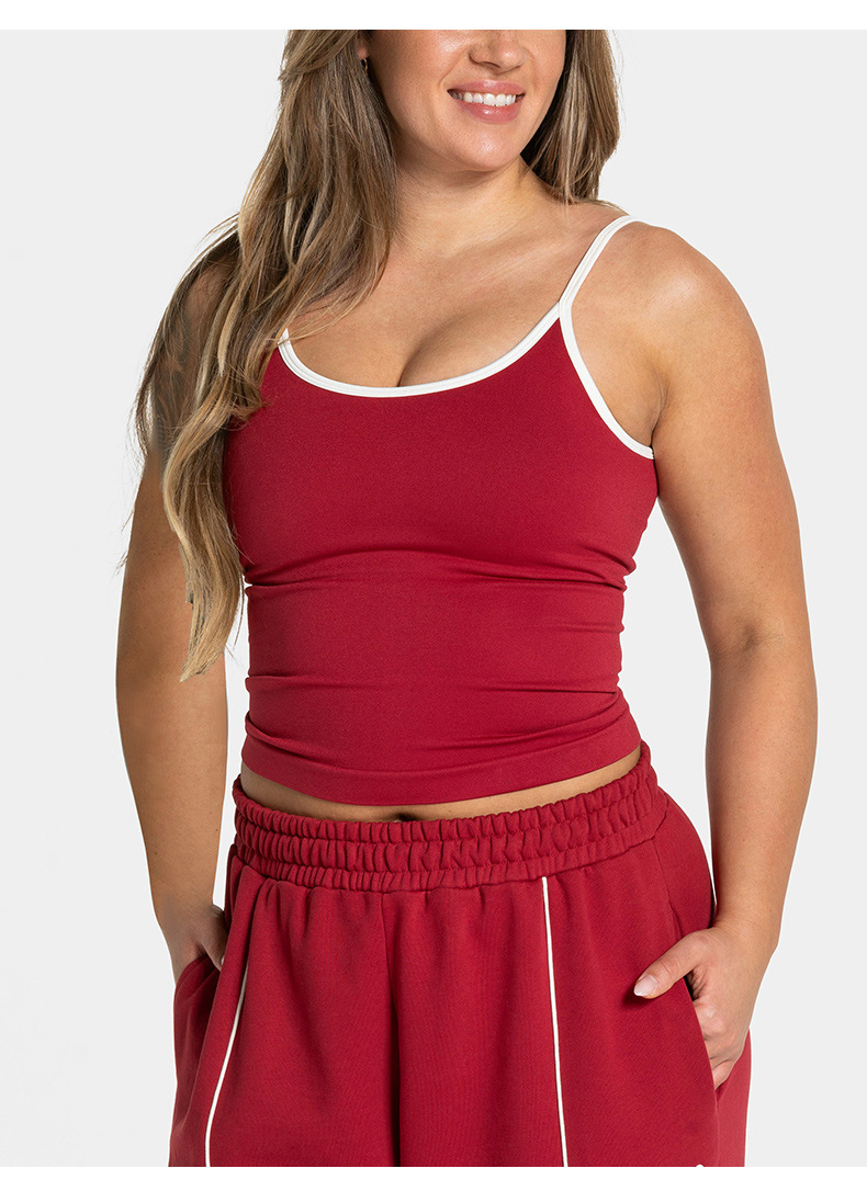 Conjunto de Top de Yoga de Alta Calidad Ajustado de Secado Rápido Sujetador Deportivo Ropa de Fitness para Correr al Aire Libre