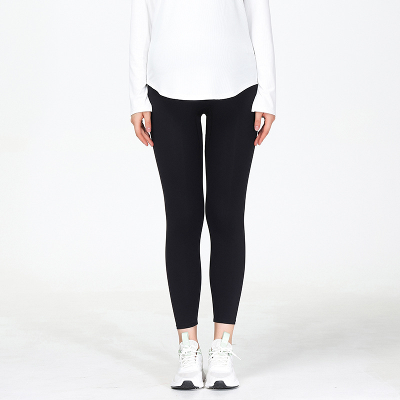 Leggings de maternidad personalizados para mujeres, pantalones deportivos que levantan el trasero, sobre la barriga, para el embarazo, activos, para hacer ejercicio, yoga, mallas