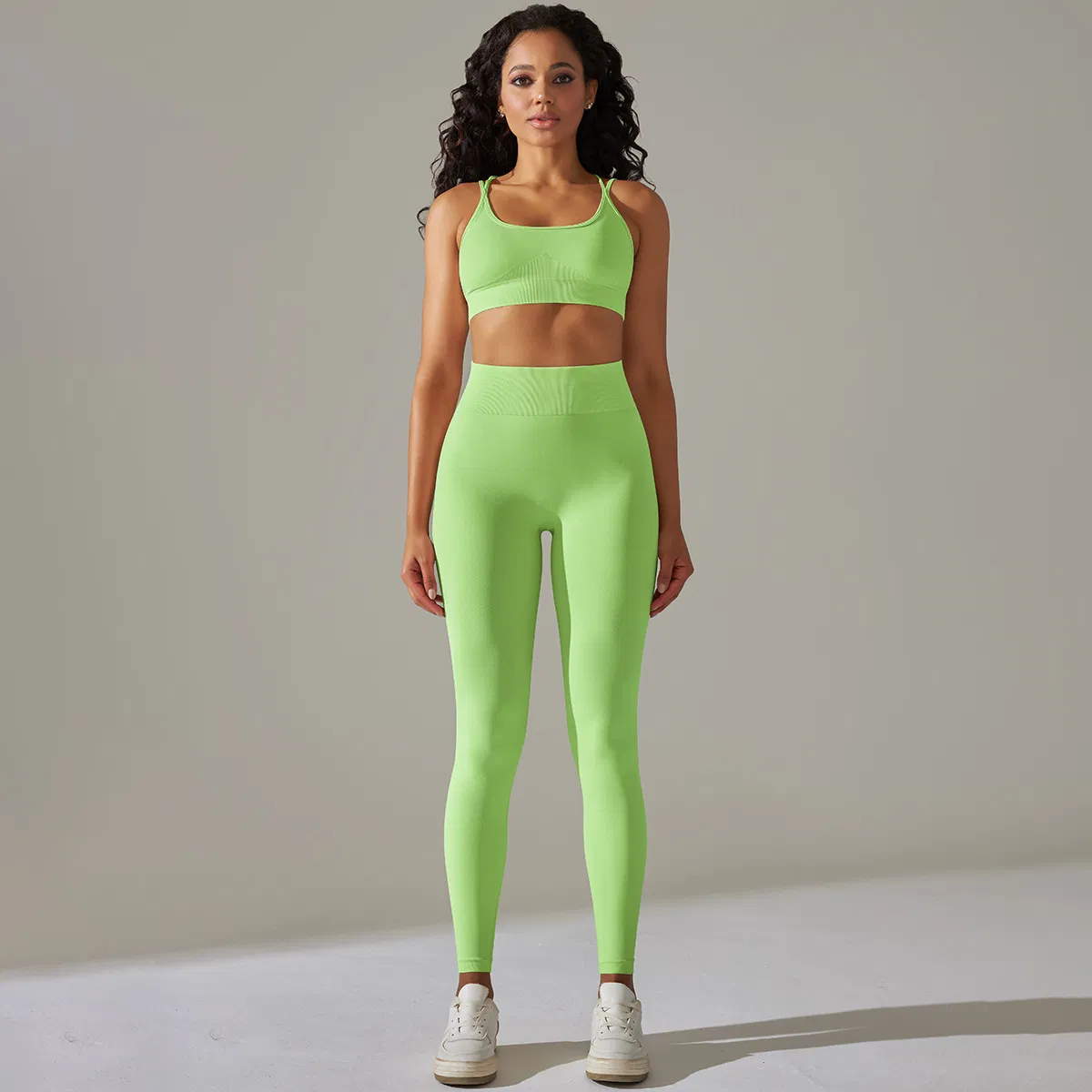 Conjunto de deporte personalizado al por mayor para mujeres, ropa de fitness, ropa deportiva, conjunto de yoga, ropa de gimnasio