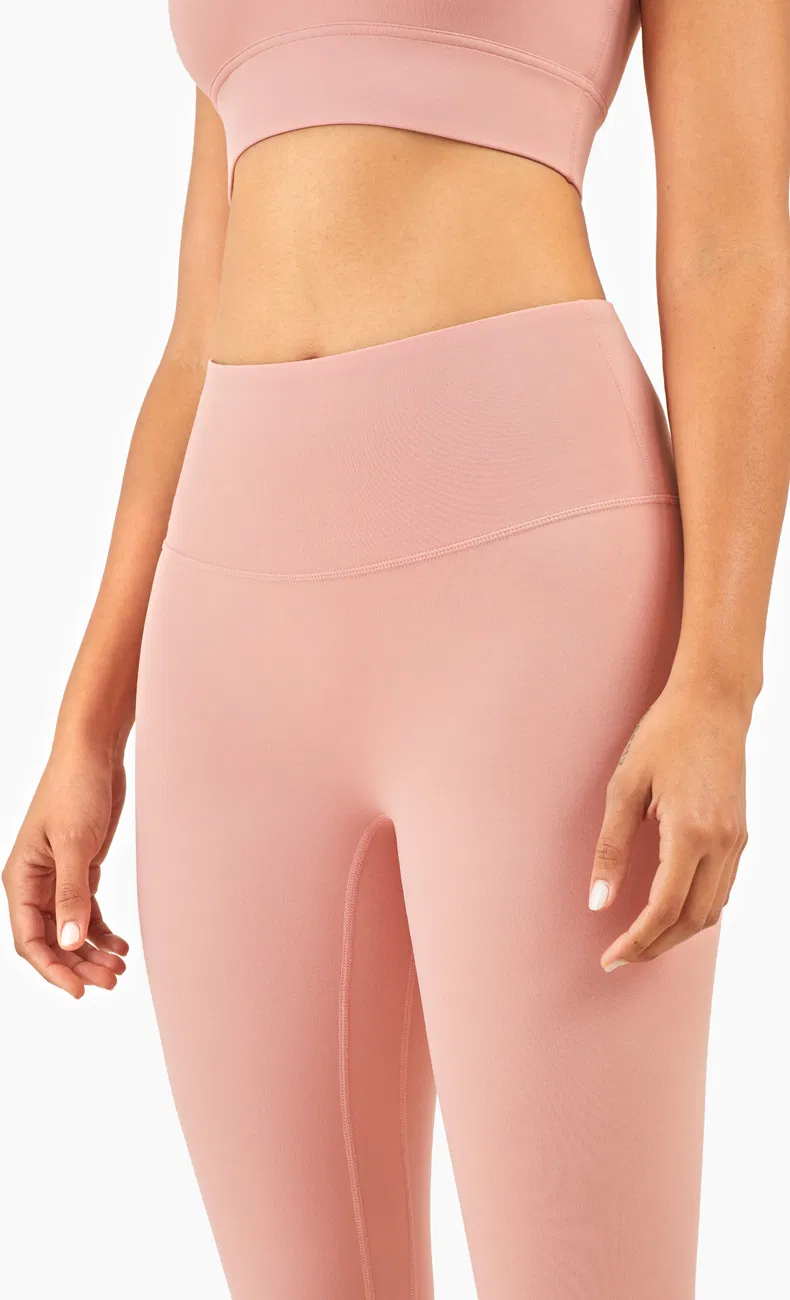 Pantalones de yoga de control de abdomen alto para mujeres, leggings de entrenamiento para correr y gimnasio