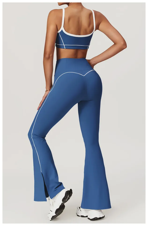 2025 Nuevo Conjunto de Ropa Deportiva para Mujeres Conjunto de Yoga Activo Ropa de Fitness Ropa de Entrenamiento Conjunto de Gimnasio