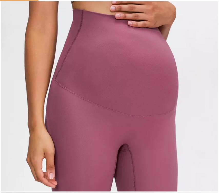 S2084 Leggings Deportivos Mayoristas Super Estiramiento Ropa Deportiva Cintura Alta Pantalones de Gimnasio para Embarazadas Pantalones de Entrenamiento para Mujeres Embarazadas
