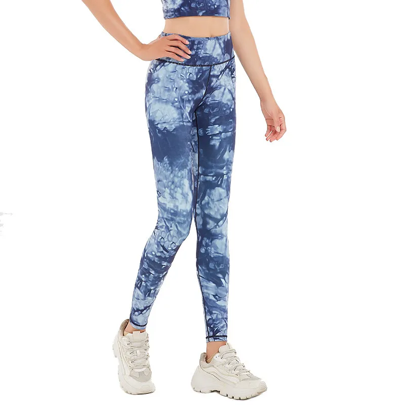 Mallas elásticas de gimnasio, pantalones deportivos, mallas de compresión con estampado