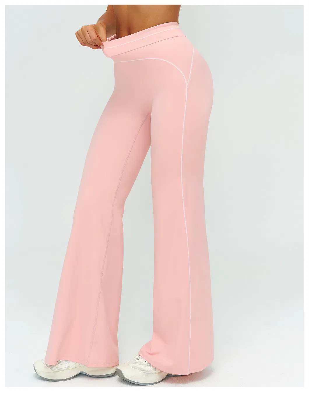 Presentación de pantalones de yoga