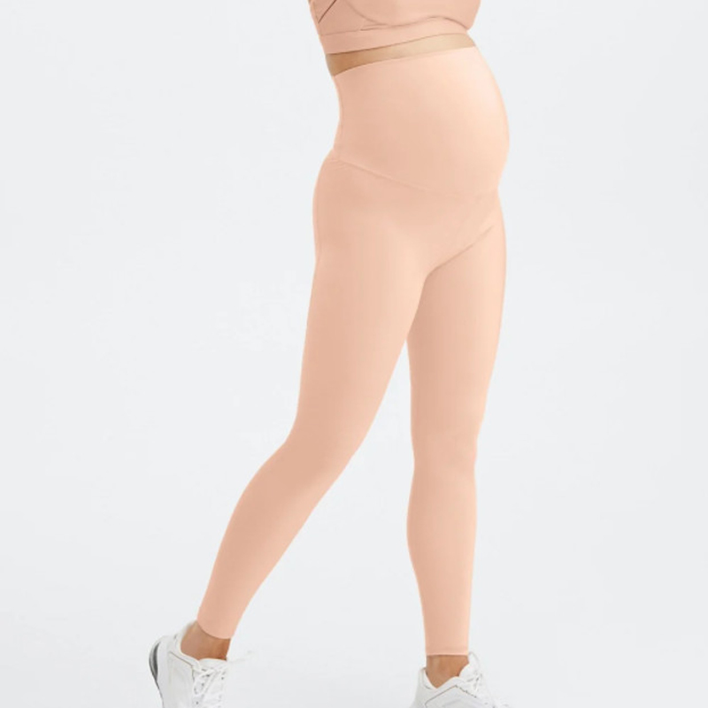 Pantalones de yoga de maternidad personalizados de talla grande para fitness de longitud larga