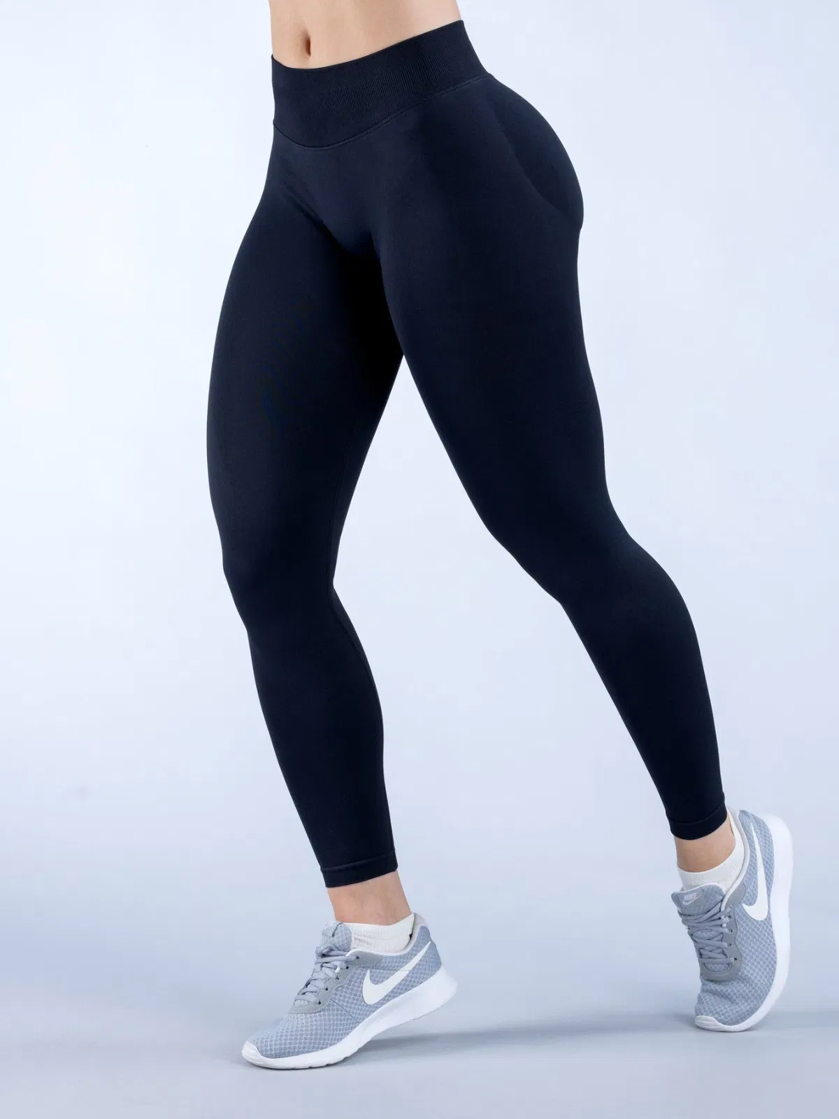 Tamaño Xs-XL 30 Colores Leggings de Yoga Atléticos Sin Costura de Cintura Alta para Fitness