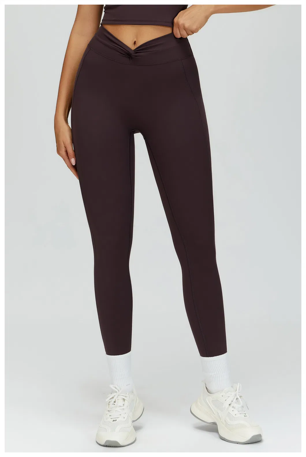 Mallas deportivas elásticas, esencial de moda para la ropa de fitness de mujeres modernas
