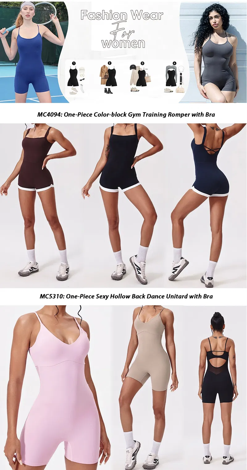 Yoga Leotard con Bra
