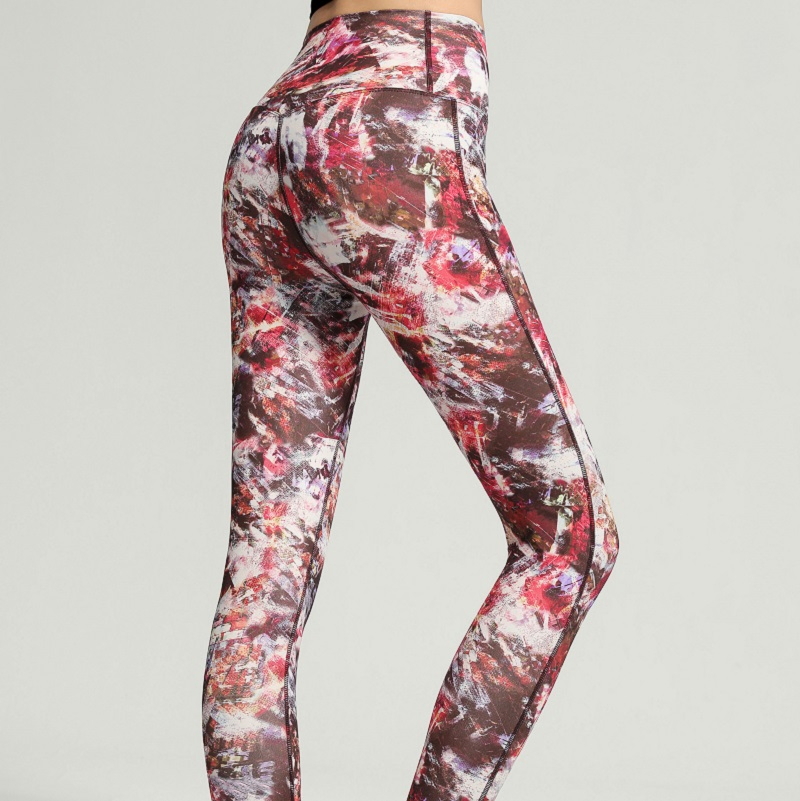 OEM Logo Personalizado Mujeres Fitness Diseño Especial Impreso Leggings de Serpiente con Efecto de Levantamiento de Glúteos Pantalones de Yoga