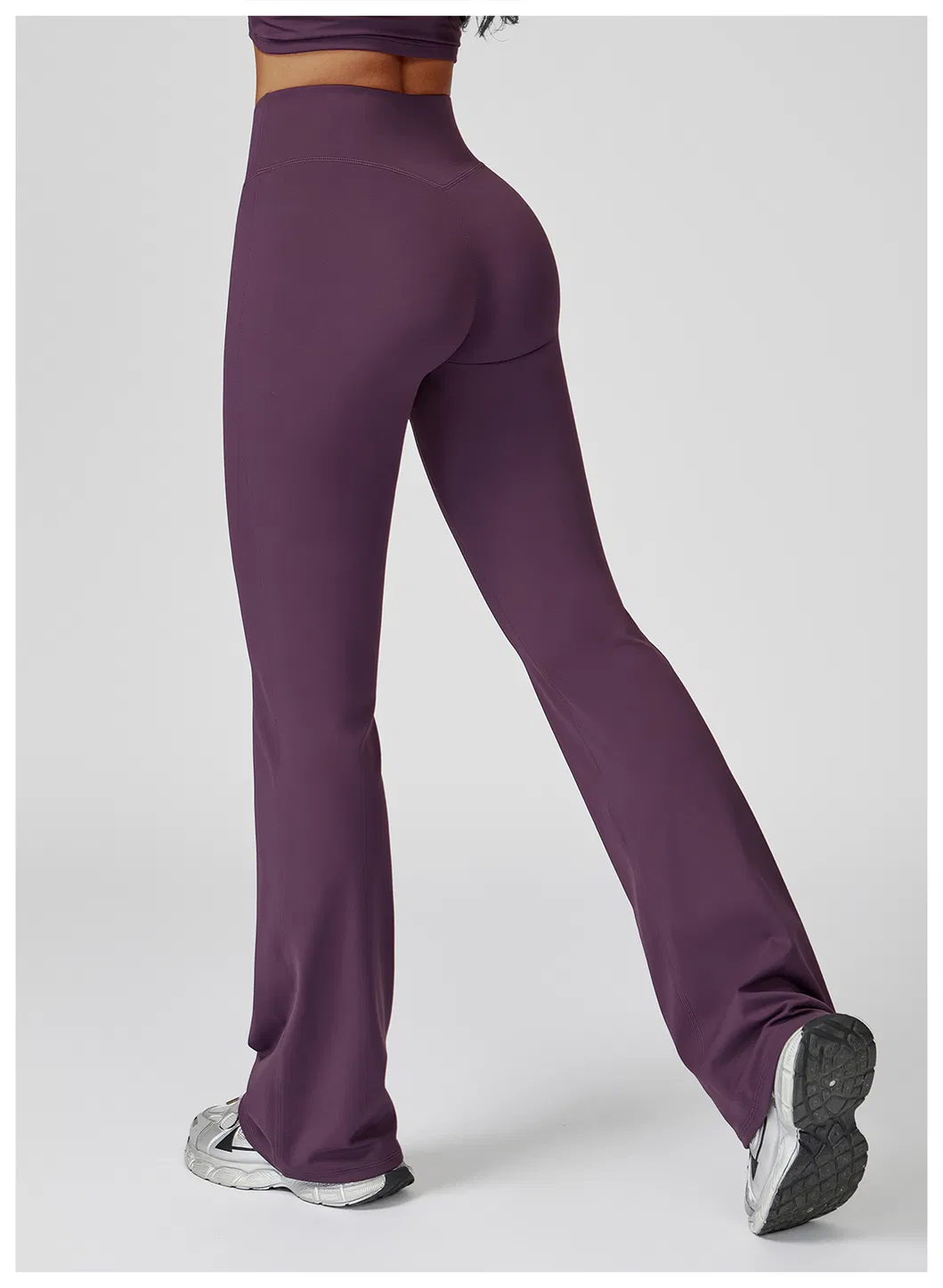 Leggings de felpa con forro, pantalones de yoga de cintura alta, ropa para mujeres, moda fitness, pantalones acampanados, ropa personalizada para correr