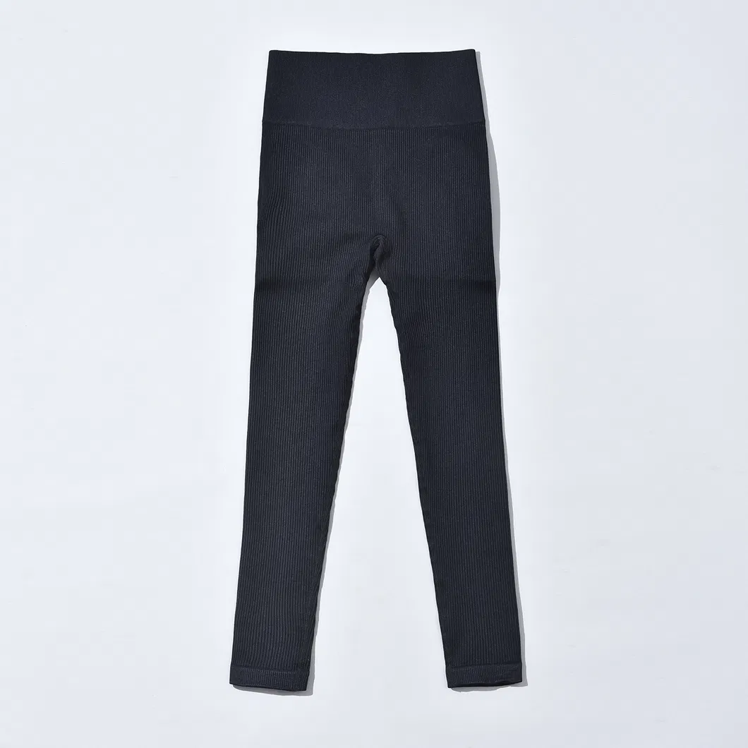 Buena calidad, grueso y fuerte tirante de hombro, sujetador de fitness con leggings de cintura alta a juego