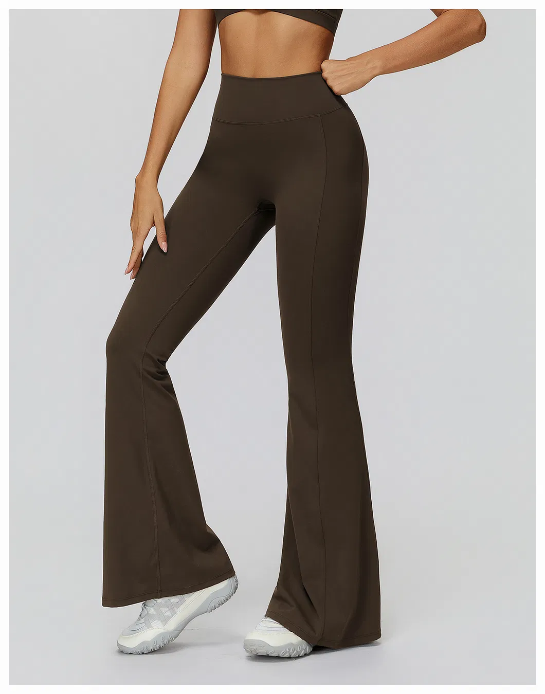 Pantalones acampanados de yoga