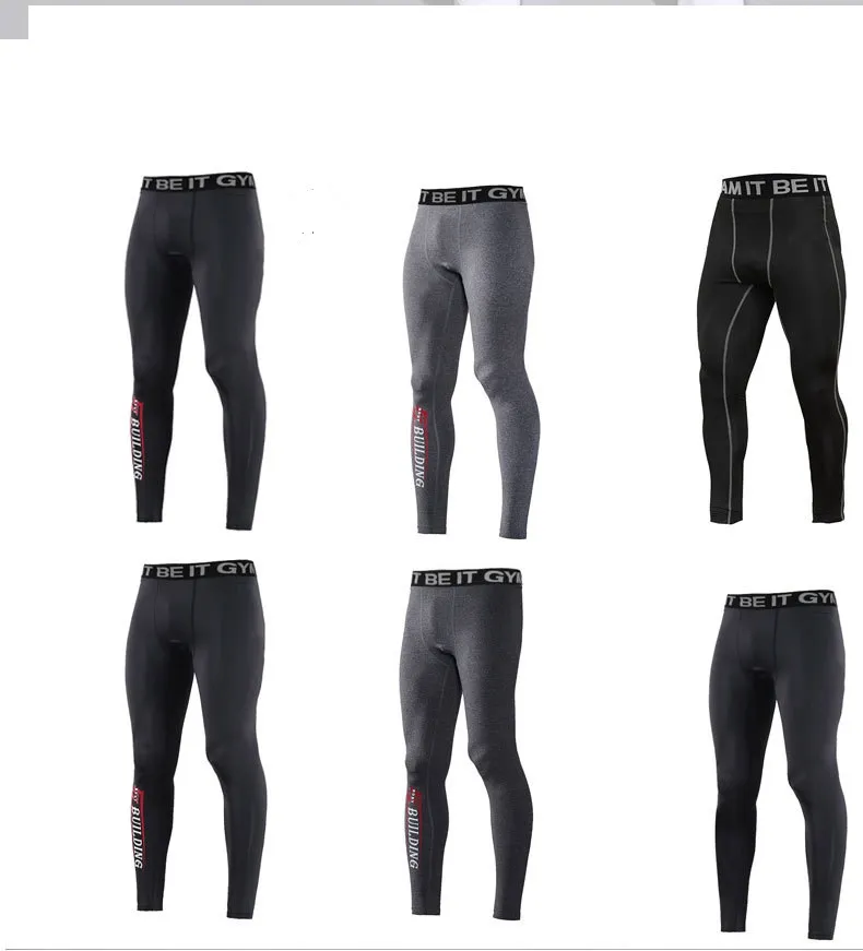 Mallas de compresión premium para hombres para correr y entrenar