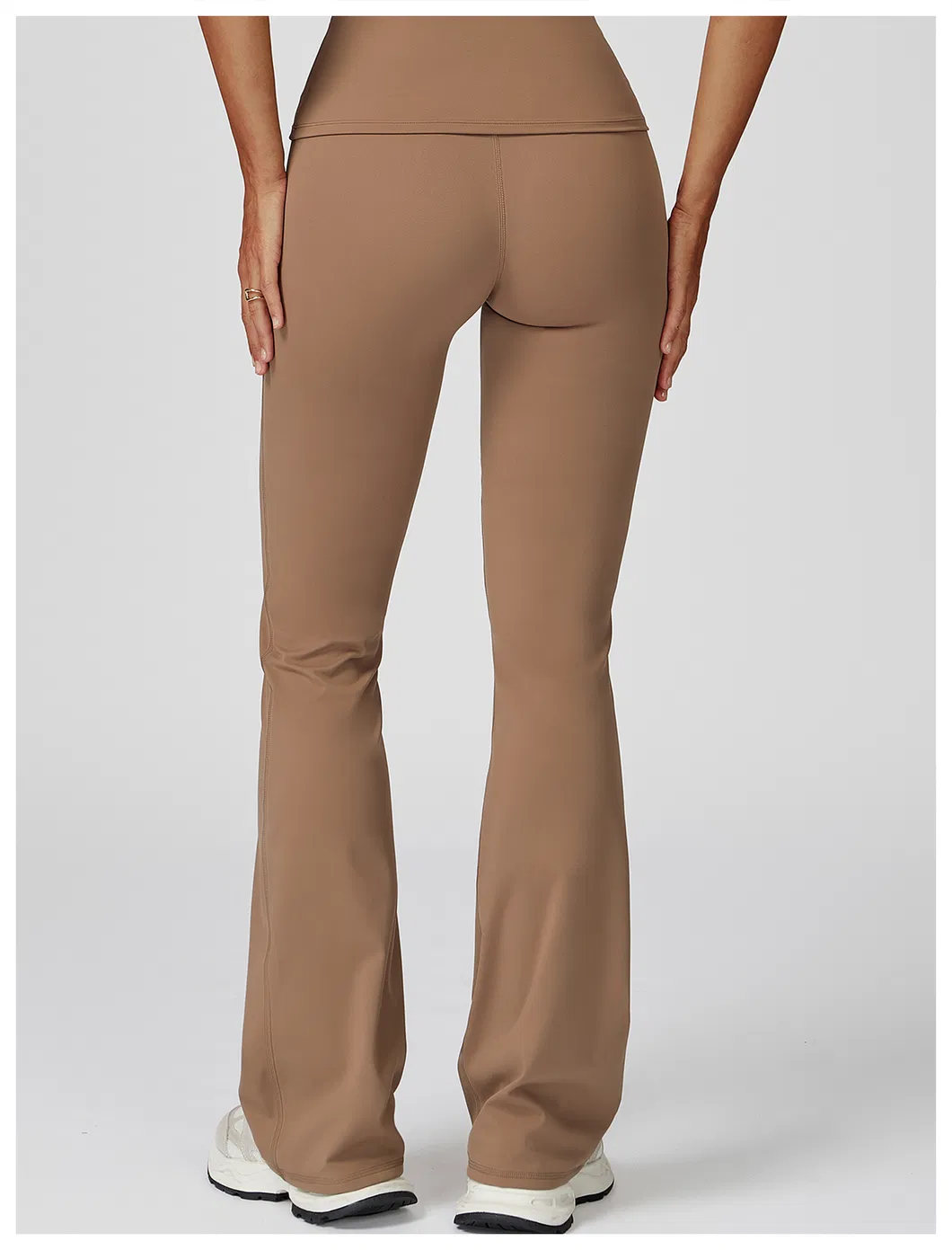 Leggings de felpa con forro, pantalones de yoga de cintura alta, ropa para mujeres, moda fitness, pantalones acampanados, ropa personalizada para correr