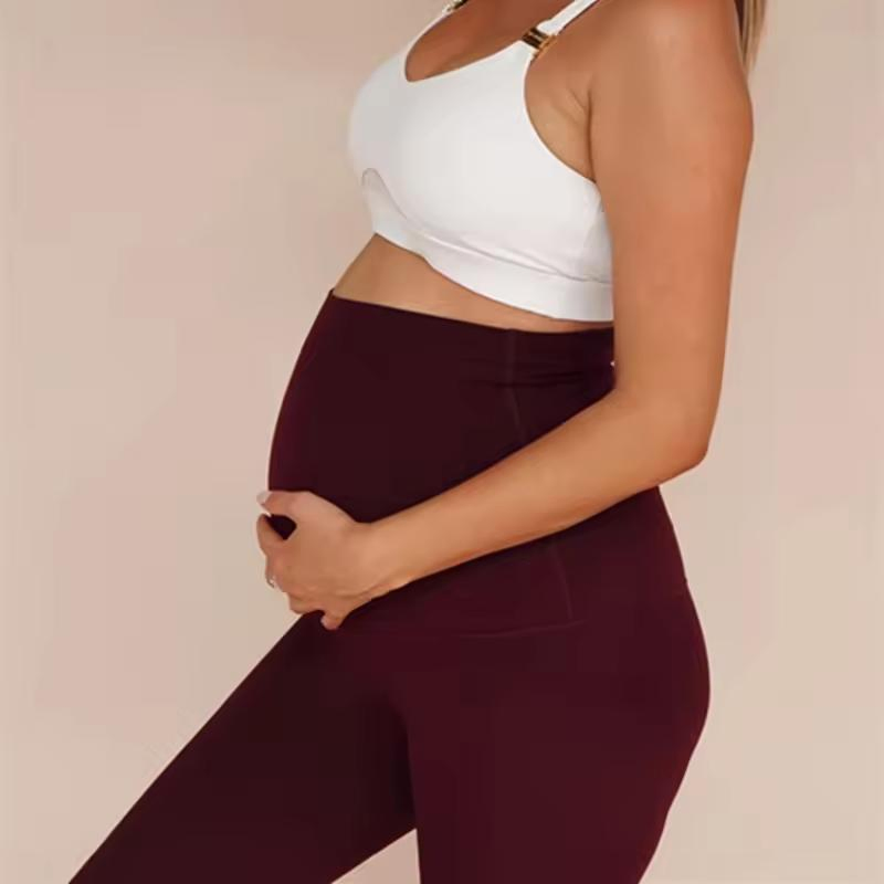 Pantalones de maternidad de yoga transpirables y cómodos de alta calidad al por mayor