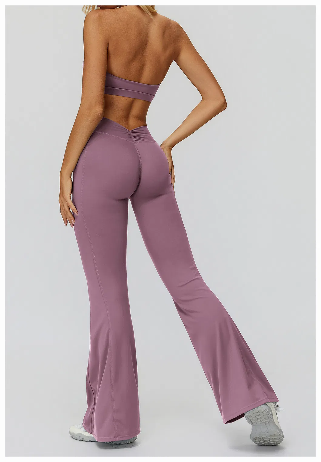Pantalones acampanados de yoga