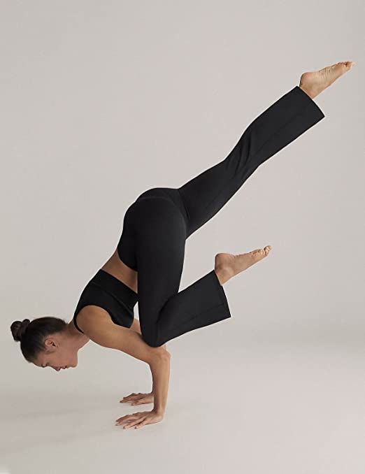 Pantalones de yoga para mujeres, pantalones de yoga de cintura alta con bolsillos para mujeres