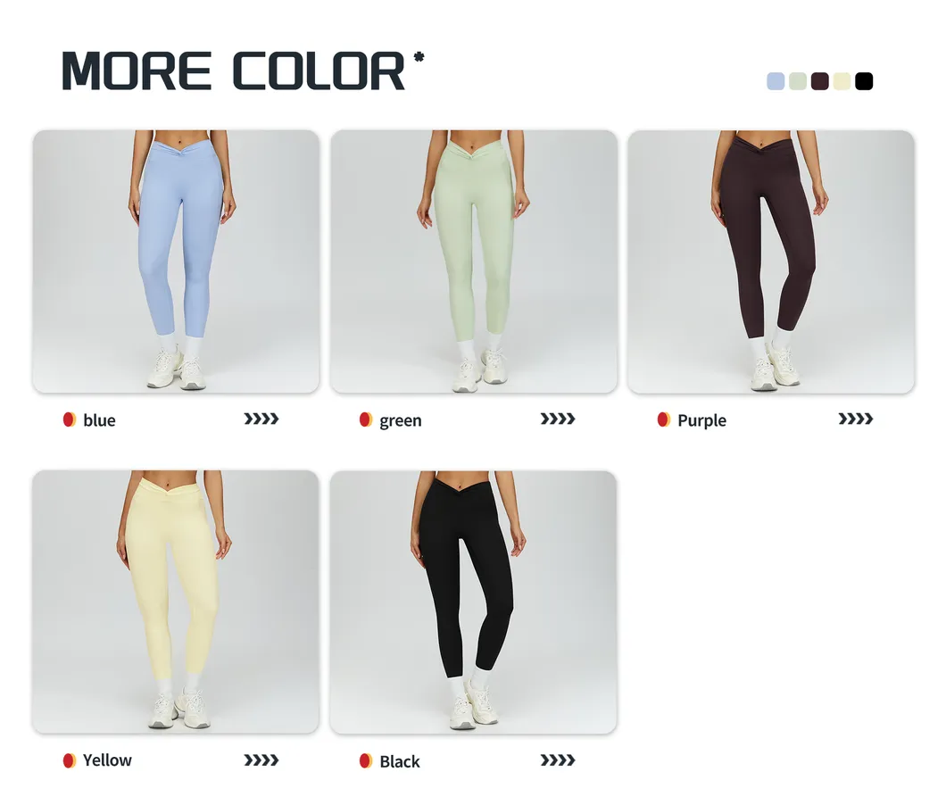 Mallas deportivas elásticas, esencial de moda para la ropa de fitness de mujeres modernas