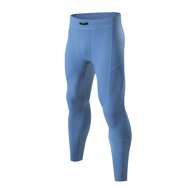 Mallas de compresión para hombres de secado rápido con alta elasticidad para el gimnasio, correr y entrenar