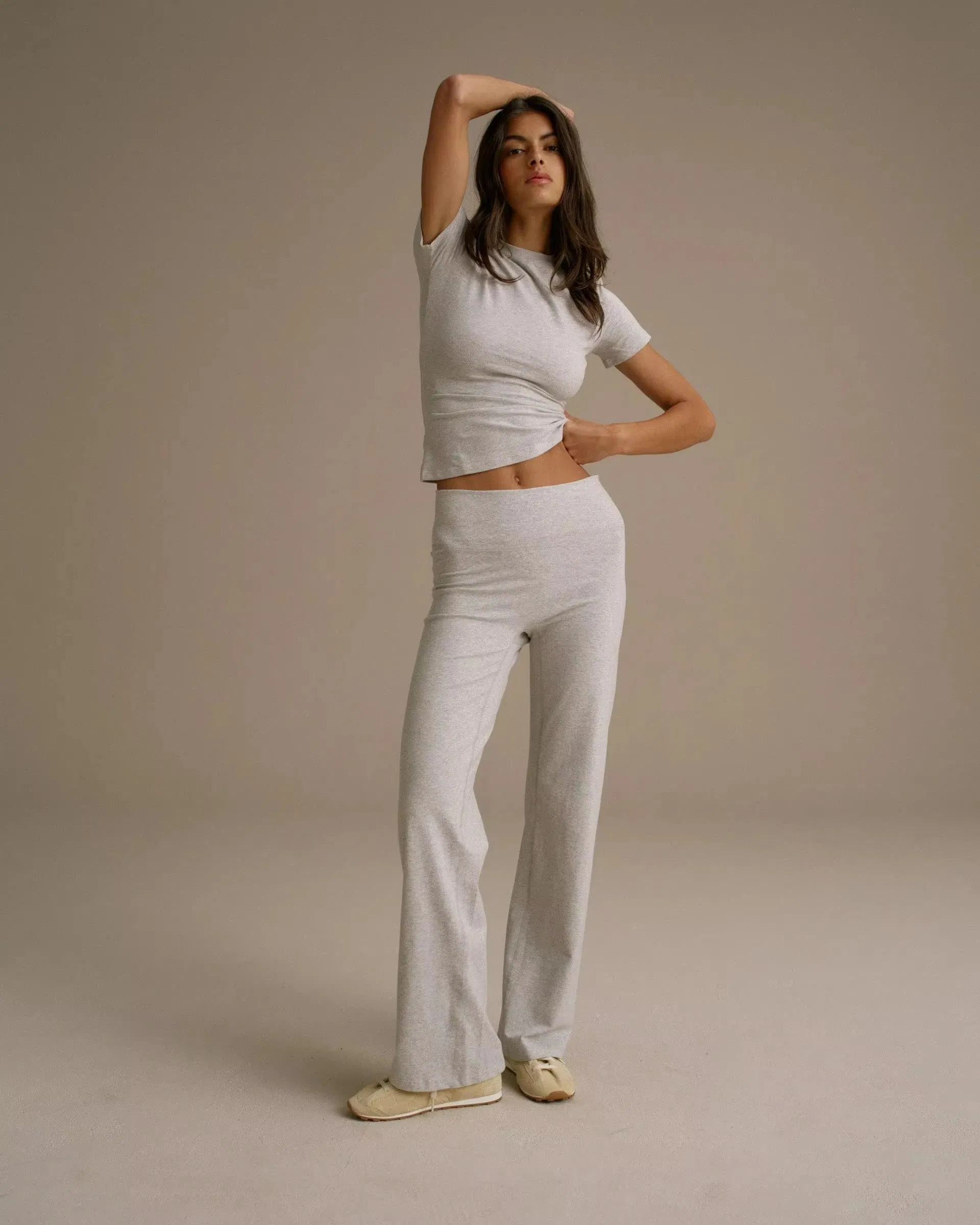 Pantalones de yoga de mujer con cintura alta elástica, control de abdomen, de secado rápido 4-Way