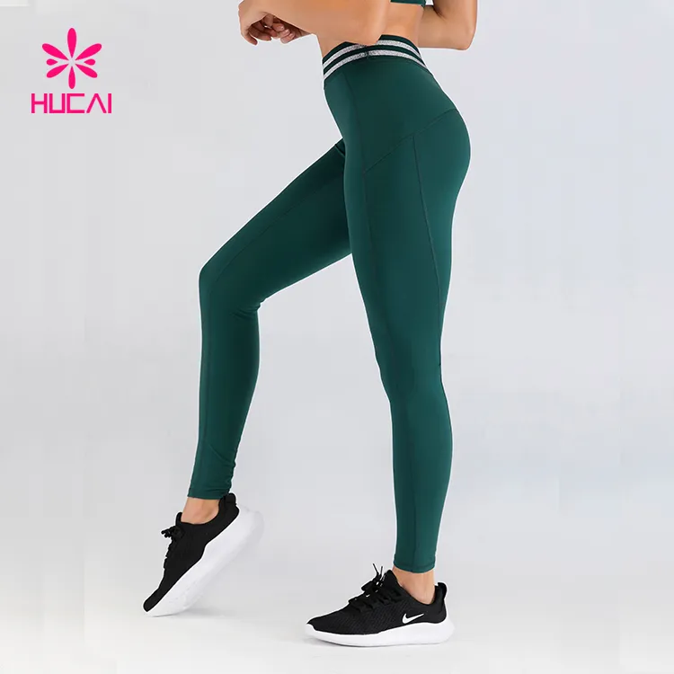 Ropa deportiva OEM Yoga para mujeres, mallas de correr de cintura alta