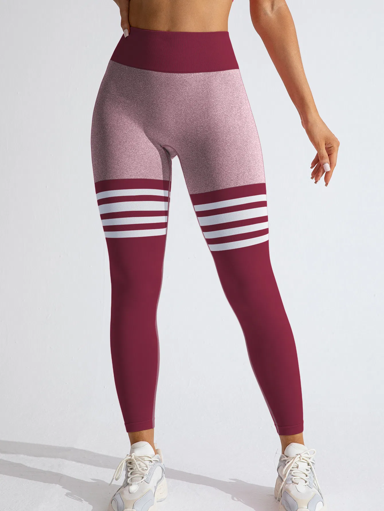 Detalle pantalones de yoga