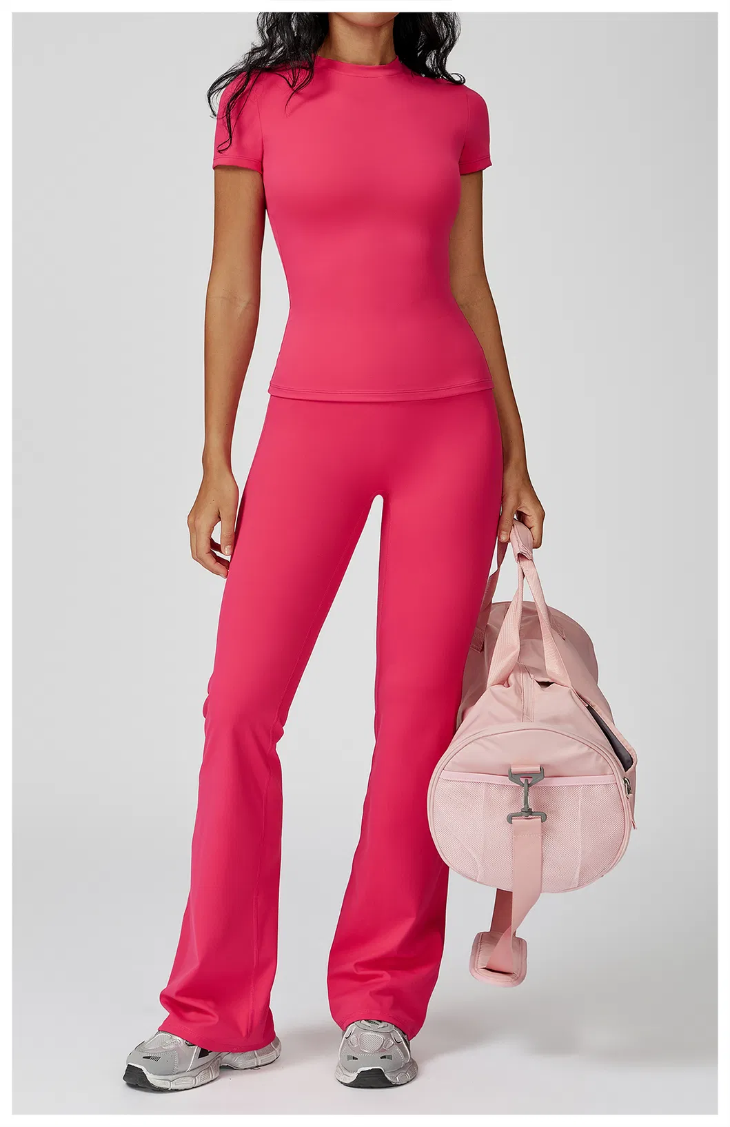 Leggings de felpa con forro, pantalones de yoga de cintura alta, ropa para mujeres, moda fitness, pantalones acampanados, ropa personalizada para correr