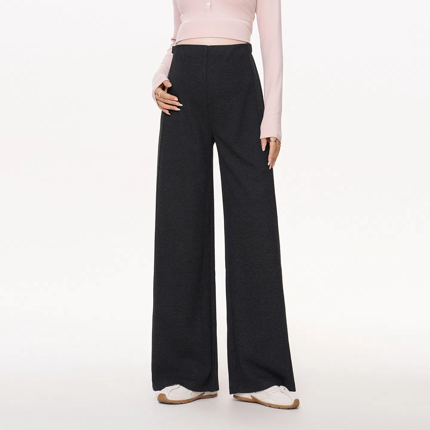 Pantalones de chándal de maternidad con cintura elástica - Elásticos, suaves y sin esfuerzo elegantes
