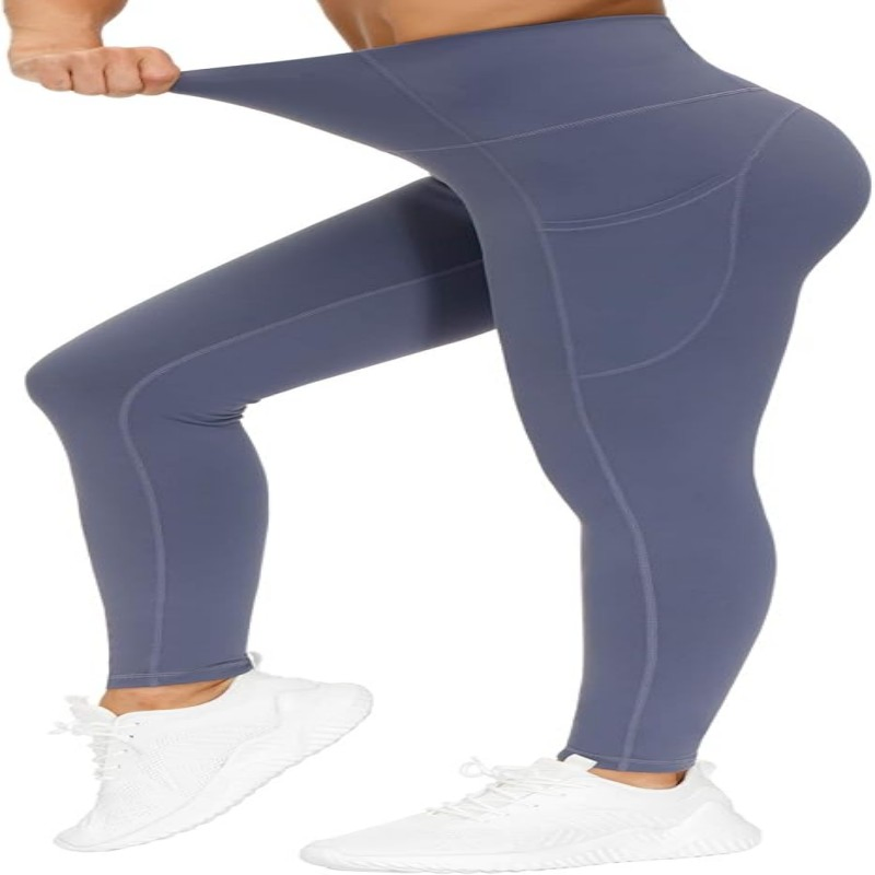 Pantalones de Yoga de Compresión para Mujeres - Cintura Alta, Esculpen, 4-Way Elasticidad, Perfectos para Entrenamientos Intensos y Pilates