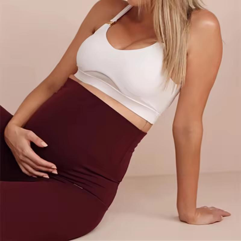 Pantalones de maternidad de yoga transpirables y cómodos de alta calidad al por mayor