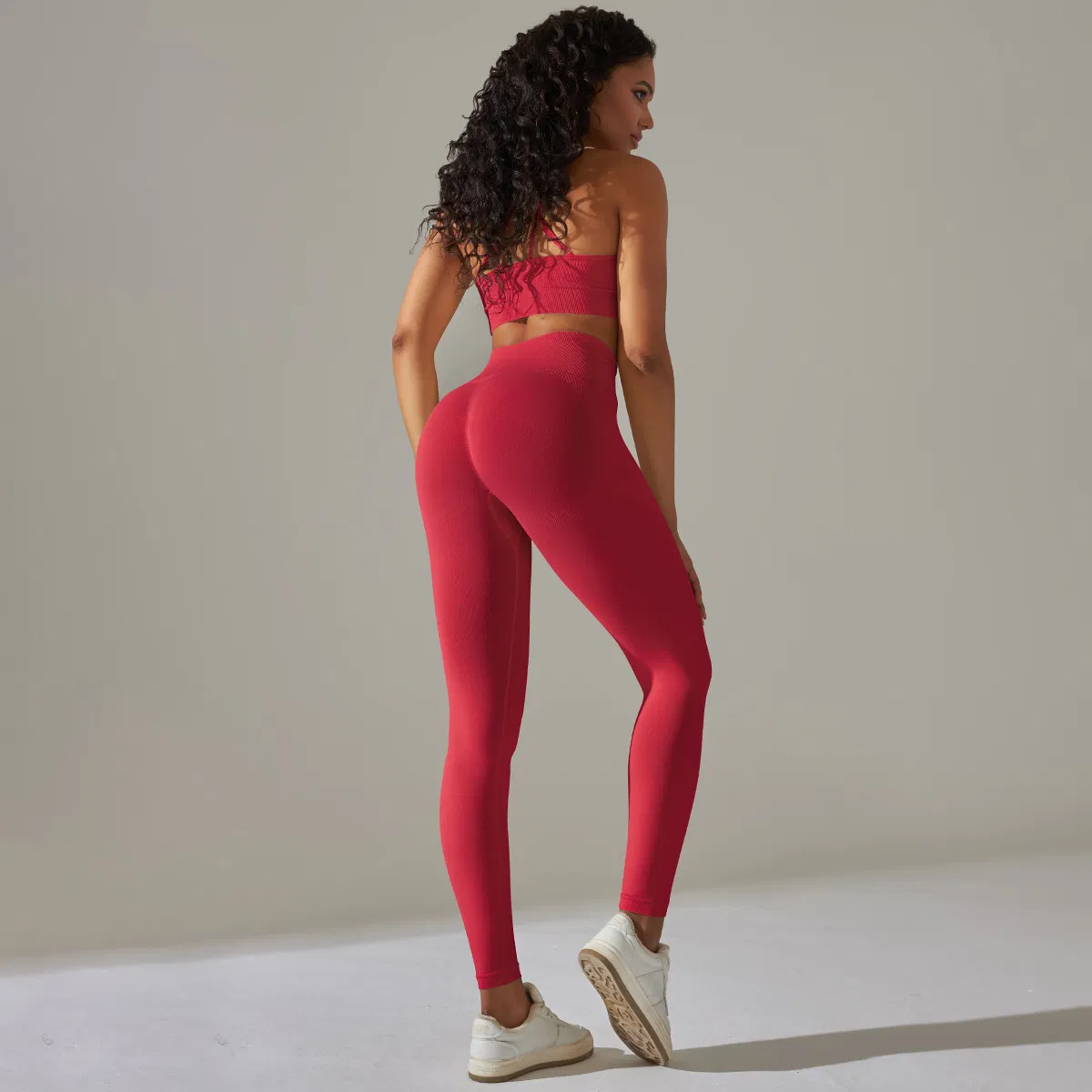 Conjunto de deporte personalizado al por mayor para mujeres, ropa de fitness, ropa deportiva, conjunto de yoga, ropa de gimnasio