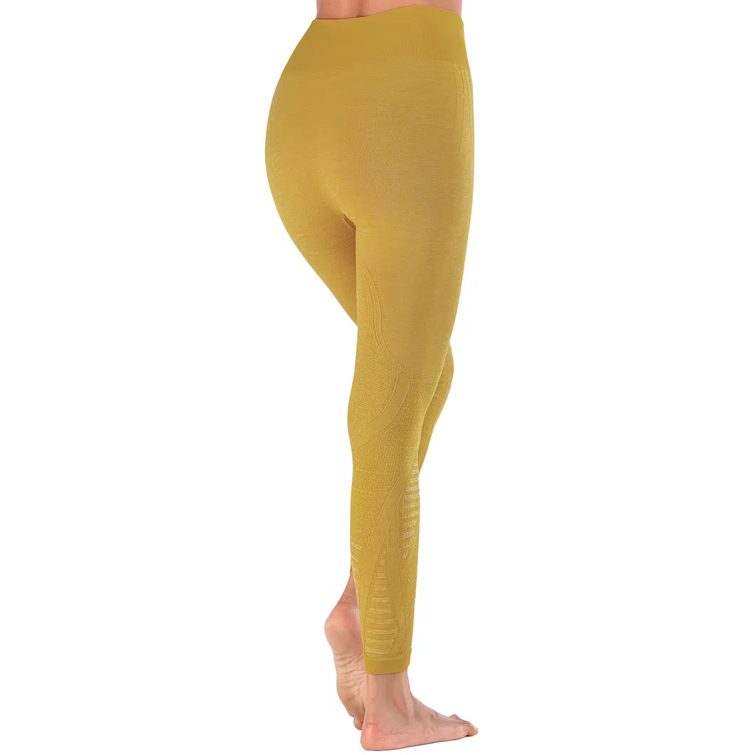 Mujeres No Transparentes Pantalones de Yoga de Talla Grande con Cintura Alta y Control de Abdomen