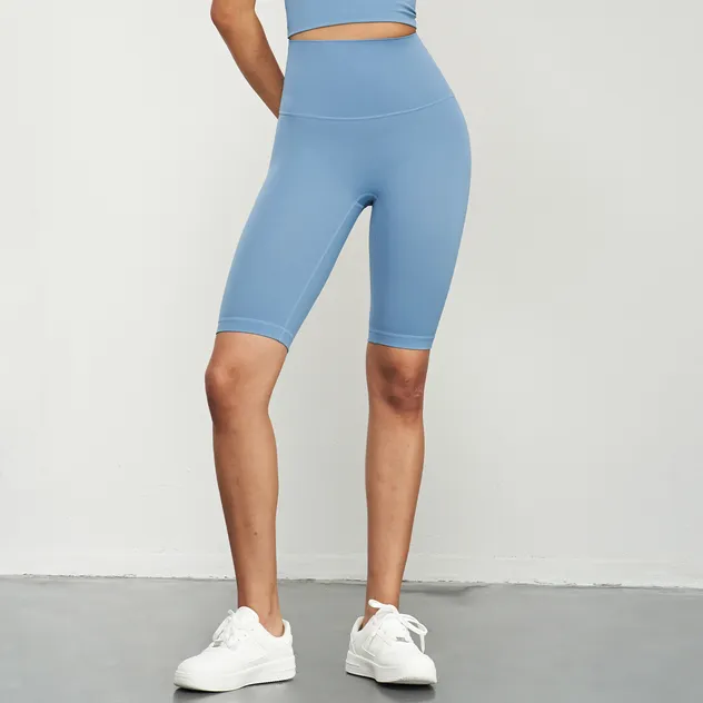 Pantalones de yoga de cintura alta, elásticos y anchos 5-Point