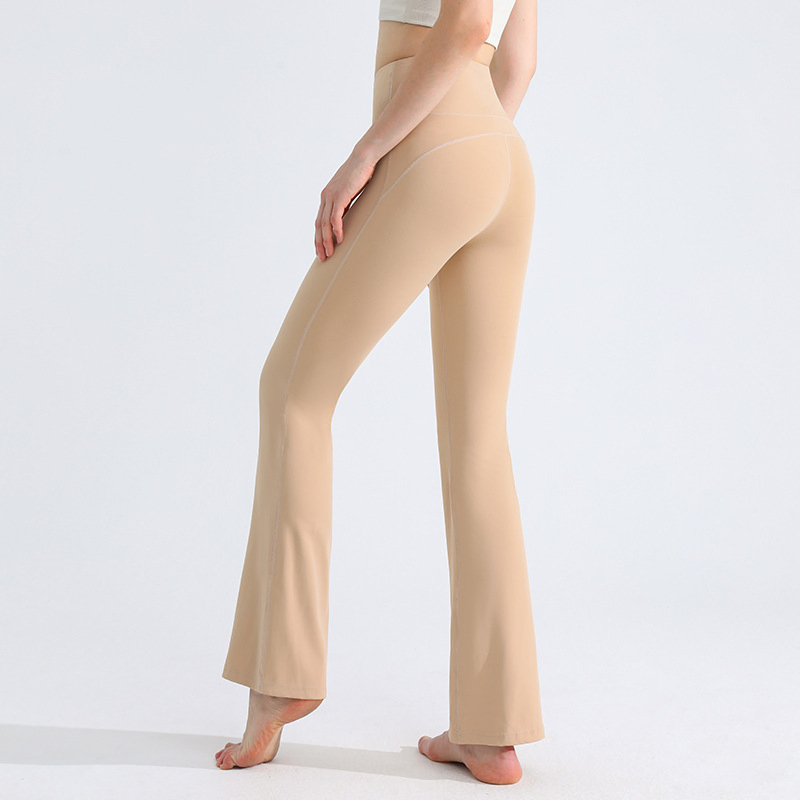 Pantalones de yoga de cintura alta para realzar la forma de los glúteos