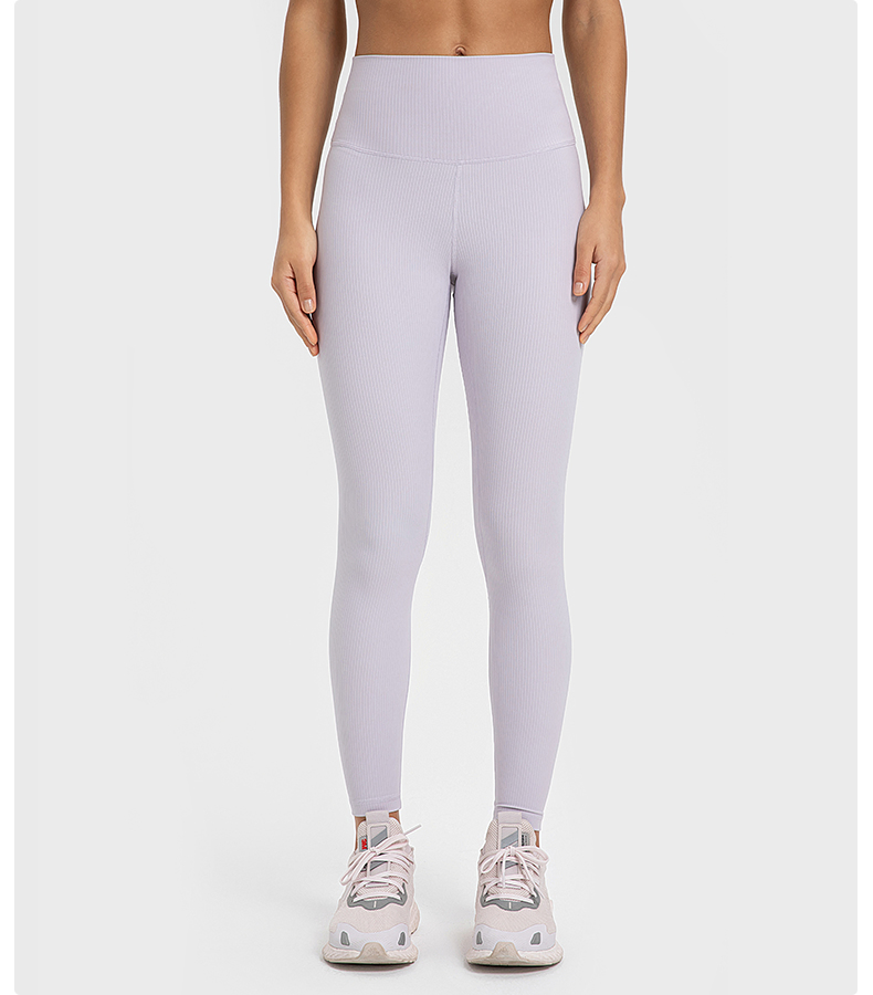 Leggings de yoga de alta calidad con sensación suave, ribeteados, cóncavos y convexos, mallas deportivas para mujeres, ideales para entrenamientos y carreras