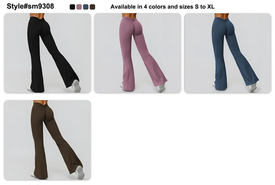 Pantalones acampanados de yoga