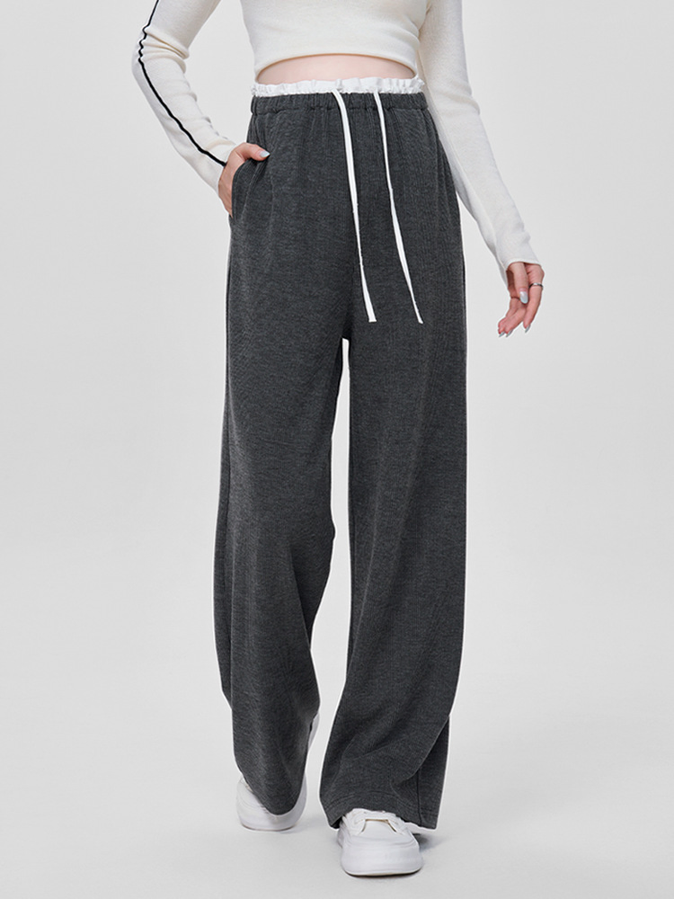 Pantalones de maternidad elásticos y ligeros - Tela flexible para trabajar o relajarse