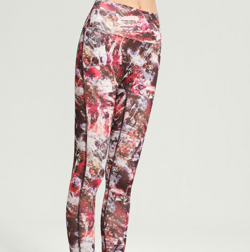 OEM Logo Personalizado Mujeres Fitness Diseño Especial Impreso Leggings de Serpiente con Efecto de Levantamiento de Glúteos Pantalones de Yoga