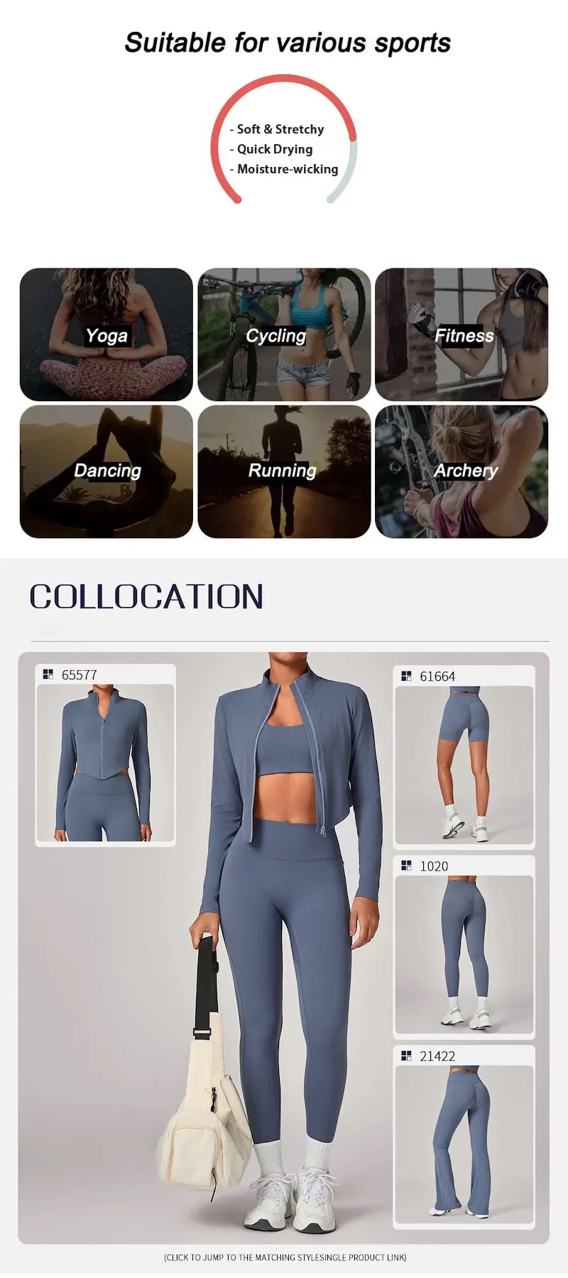 Conjunto deportivo de 3 piezas premium